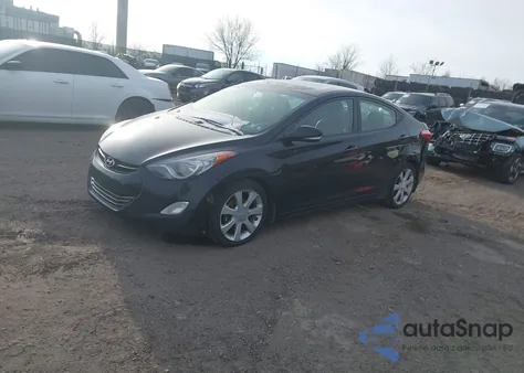 2013 Hyundai Elantra Limited из США, поврежденный, VIN 5NPDH4AE1DH227105